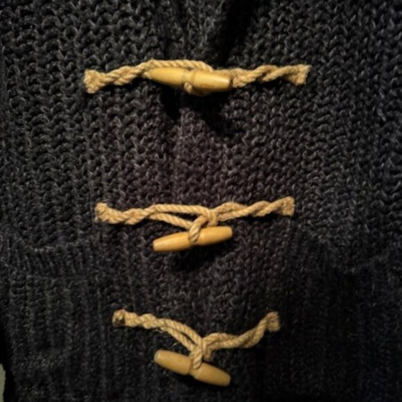 Denim & Supply Ralph Lauren Chunky Knit Wood Toggle Sweater Cardigan - Picture 13 of 16